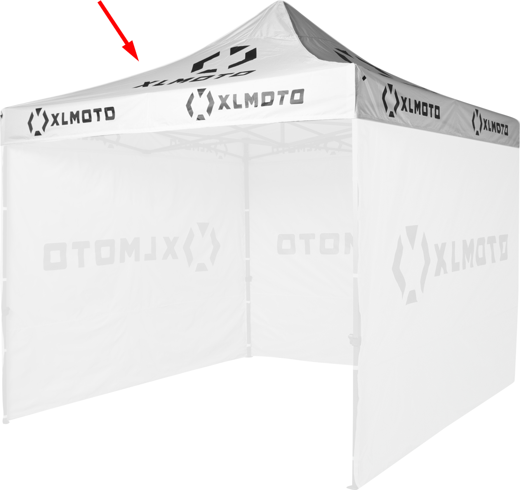 XLMOTO Techo para Carpa  Gris (SÓLO TECHO)