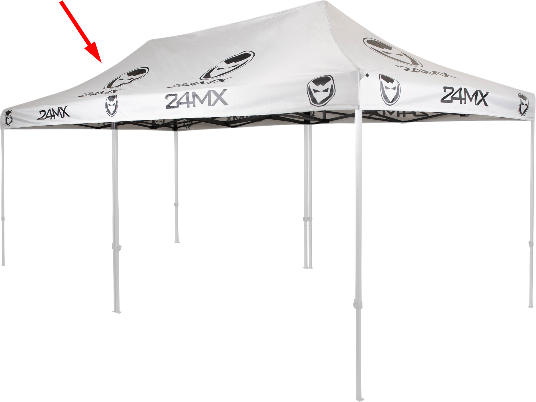 24MX Techo para Carpa  6X3m Gris (SÓLO TECHO)