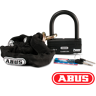 ABUS Cadena + Candado  Granit 58-140 HBIII 100+12 KS 120 Negros