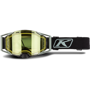 KLIM Gafas Moto de Nieve  Rage Fragment Negro-Amarillo Claro