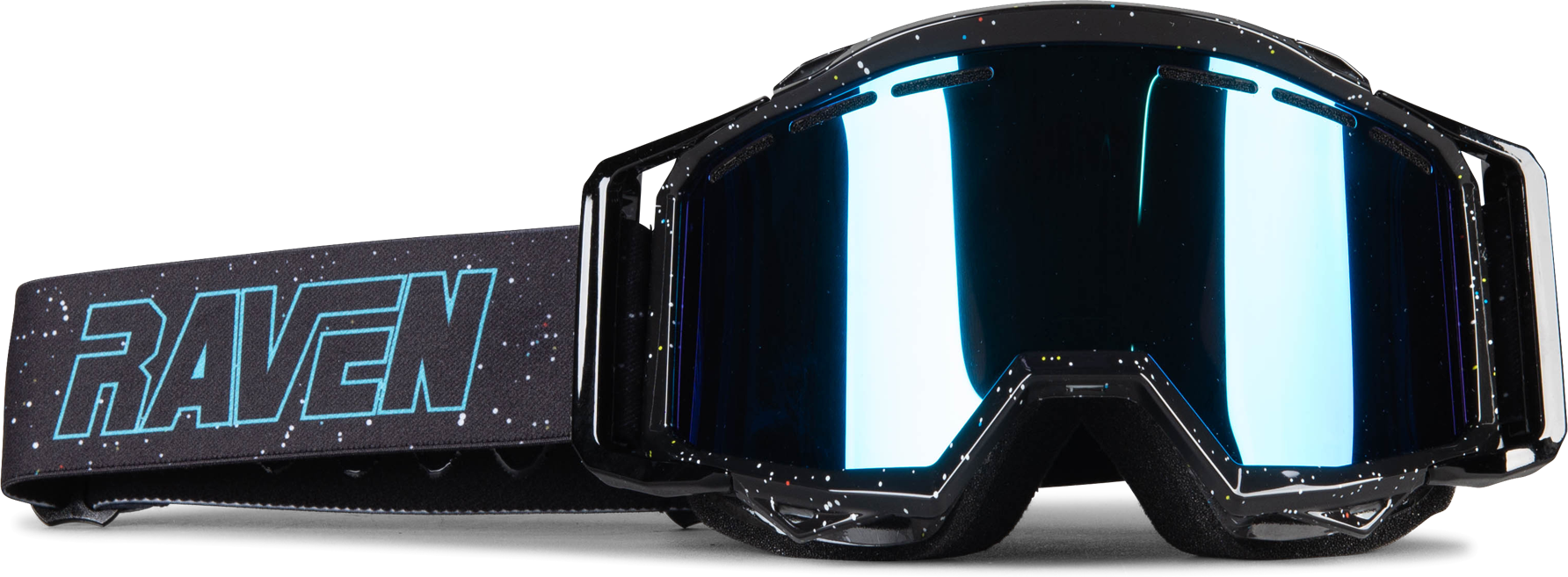 Raven Gafas de Nieve  Sniper VentMax Doble Lente Negro-Azul