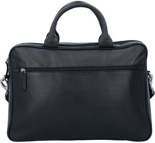 Dermata Maletín con compartimento portátil piel 40 cm schwarz Dermata Maletín con compartimento portátil piel 40 cm schwarz