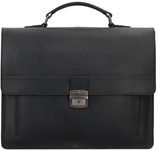 Burkely Vintage Scott Maletín piel 38 cm black Burkely Vintage Scott Maletín piel 38 cm black