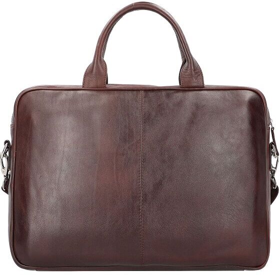 Dermata Maletín piel 39 cm compartimento portátil braun Dermata Maletín piel 39 cm compartimento portátil braun