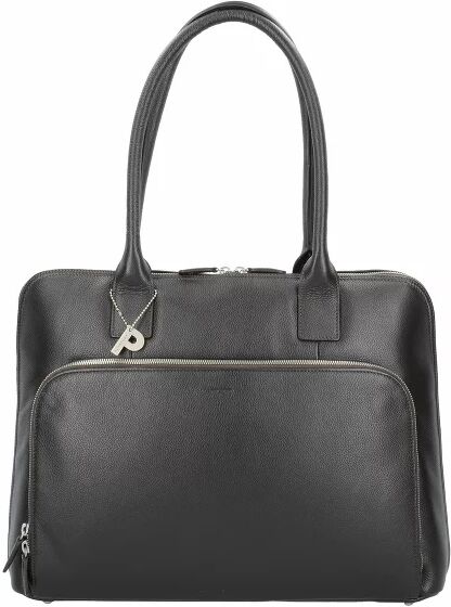 Picard Milano Bolso de hombro piel 43 cm compartimento Laptop cafe Picard Milano Bolso de hombro piel 43 cm compartimento Laptop cafe