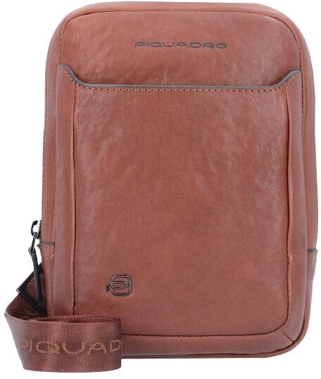 Piquadro Black Square Bolsa bandolera piel 17 cm cuoio tabacco Piquadro Black Square Bolsa bandolera piel 17 cm cuoio tabacco