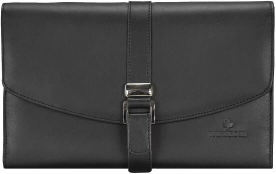 Windrose Nappa Estuche para joya joyero 23 cm piel schwarz