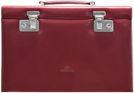 Windrose Merino Caja para joyas joyero 33 cm rot