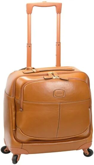 Bric's Life Pelle Maleta a 4 ruedas piel 43 cm compartimento portátil cognac Bric's Life Pelle Maleta a 4 ruedas piel 43 cm compartimento portátil cognac