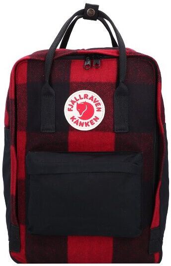 Fjällräven Kanken Re-Wool Mochila 40 cm compartimento para portatíl red-black Fjällräven Kanken Re-Wool Mochila 40 cm compartimento para portatíl red-black