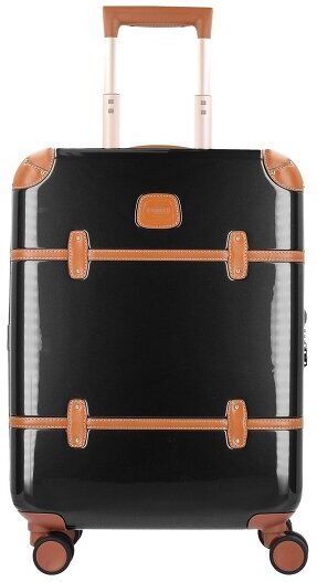Bric's Bellagio Maleta de cabina 4 ruedas III 55 cm black/brown Bric's Bellagio Maleta de cabina 4 ruedas III 55 cm black/brown