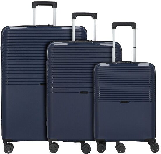 d&n Travel Line 4000 Maleta 4 ruedas set 3pz. navy d&n Travel Line 4000 Maleta 4 ruedas set 3pz. navy