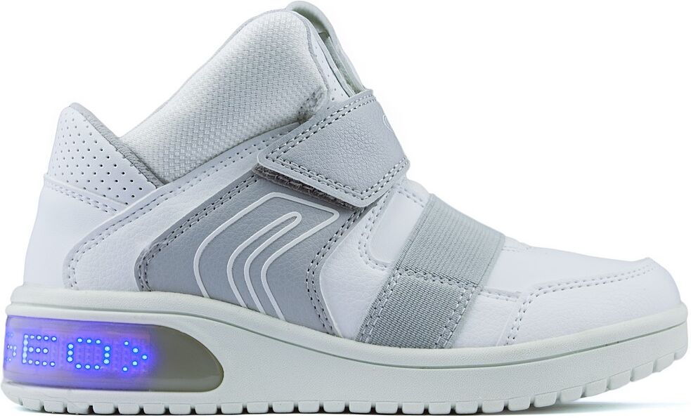 Geox BOTINES LUCES  JR XLED BOY  WHITE