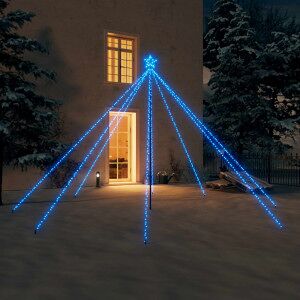 Luces De árbol De Navidad Interior 576 Led Azul 3.6 M