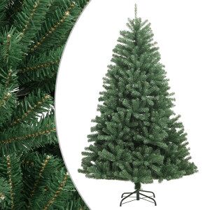 Árbol De Navidad Artificial Con Bisagras Y Soporte Verde 120 Cm