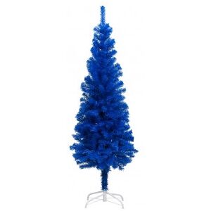 Árbol De Navidad Artificial Con Soporte Pvc Azul 210 Cm