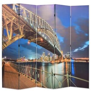 Biombo Divisor Plegable 200x170 Cm Puente Harbour Sydney