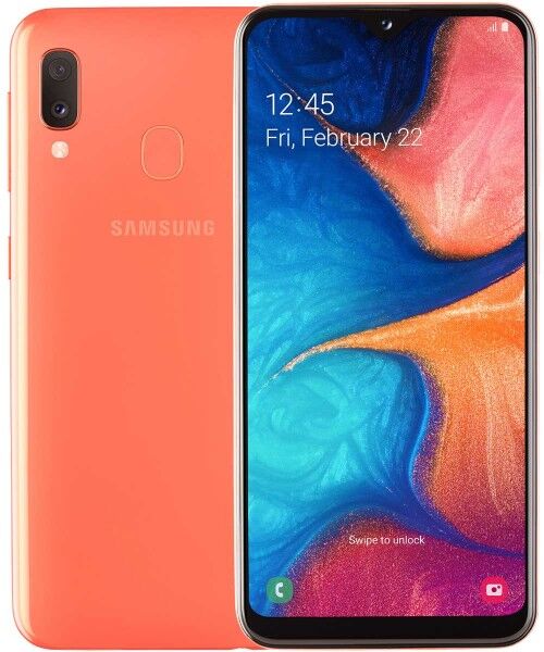 Samsung A202 Galaxy A20e 4g 32gb Dual-Sim Coral Orange