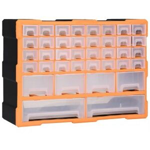 Organizador Multicajones Con 40 Cajones 52x16x37.5 Cm