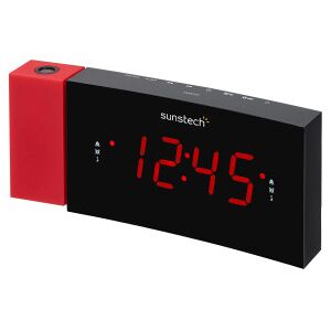 Radio Despertador Sunstech Frdp3 Rojo