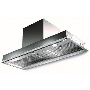 Campana - Mepamsa Secret, Extractora, 540 m³/h, 140W, Iluminación LED, 90 cm, C, Inox