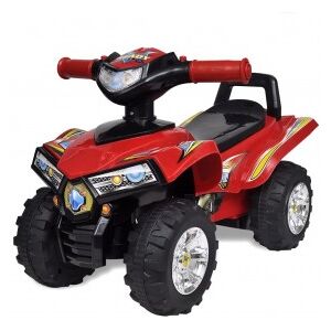 Quad Correpasillos Infantil Con Sonidos Y Luces Rojo