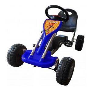 vidaXL Kart Correpasillos Con Pedales Azul