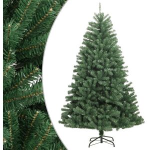 Árbol De Navidad Artificial Con Bisagras Y Soporte Verde 180 Cm