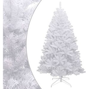 Árbol De Navidad Artificial Con Bisagras Y Nieve Flocada 150 Cm