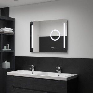 Espejo De Pared Para Baño Con Led Y Sensor Táctil 80x60 Cm