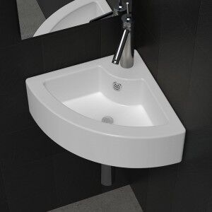 Lavabo Con Rebosadero Blanco 45x32x12.5 Cm