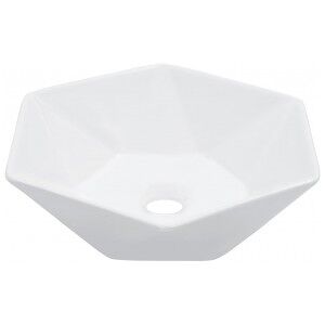 vidaXL Lavabo 41x36.5x12 Cm Cerámica Blanco