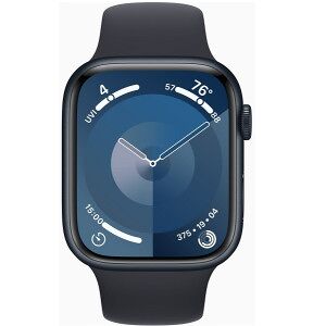 Apple Watch Serie 9 Gps 45mm Aluminio Sport Band S/m Negro