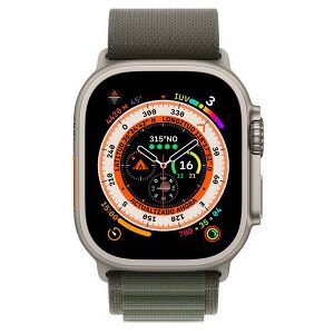 Apple Watch Ultra Titanio Loop Band Medium Verde