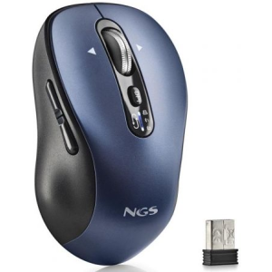 Ratón Inalámbrico Por Bluetooth Ngs Infinity-rb Azul