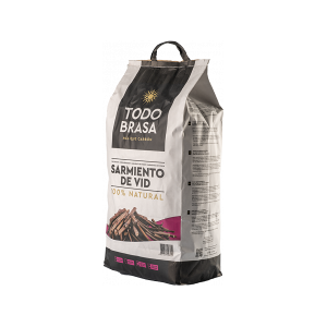 TodoBrasa Sarmiento De Vid. Bolsa De 5 Kg. Pack 4 Uds.