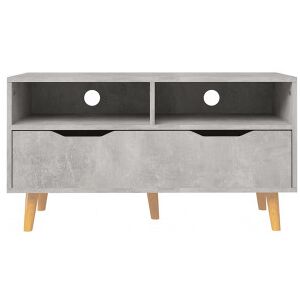 Mueble Para Tv Aglomerado Gris Hormigón 90x40x48.5 Cm