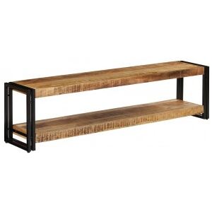 Mueble Para La Tv Madera Maciza De Mango 150x30x40 Cm