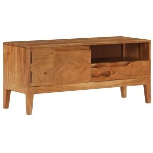 Mueble Para Tv De Madera De Acacia Maciza 88x30x40 Cm