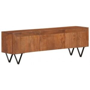 Mueble Para Tv De Madera Maciza De Mango 140x30x46 Cm