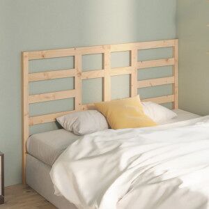 Cabecero De Cama Madera Maciza De Pino 126x4x104 Cm