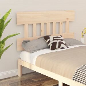 Cabecero De Cama Madera Maciza De Pino 143.5x3x81 Cm