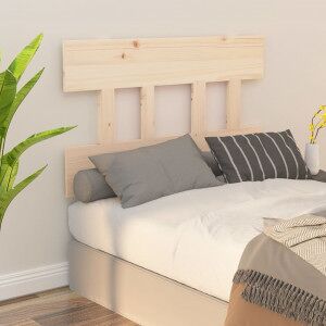 Cabecero De Cama Madera Maciza De Pino 93.5x3x81 Cm