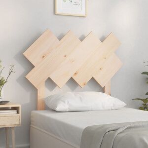 Cabecero De Cama Madera Maciza De Pino 92x3x81 Cm