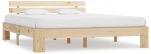 vidaXL Estructura De Cama De Madera Maciza De Pino 180x200 Cm