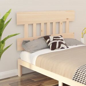 vidaXL Cabecero De Cama Madera Maciza De Pino 143.5x3x81 Cm