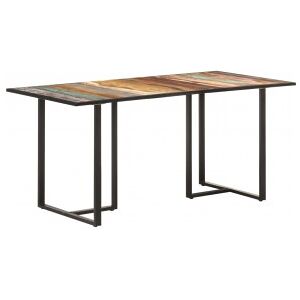 Mesa De Comedor De Madera Maciza Reciclada 160 Cm