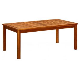 Mesa De Centro De Jardín Madera Maciza De Acacia 110x60x45 Cm