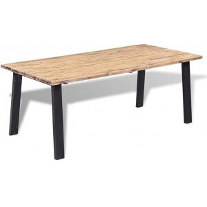 Mesa De Comedor De Madera De Acacia Maciza 170x90 Cm