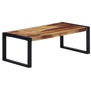 Mesa De Centro De Madera Maciza De Sheesham 110x60x40 Cm